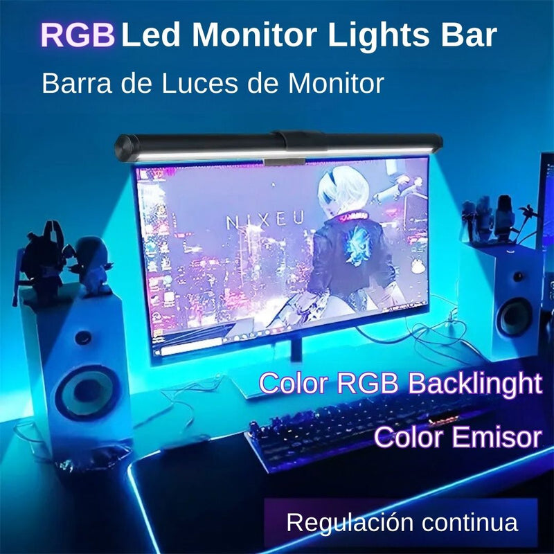 Barra LED Doble Modo: RGB y Luz Blanca