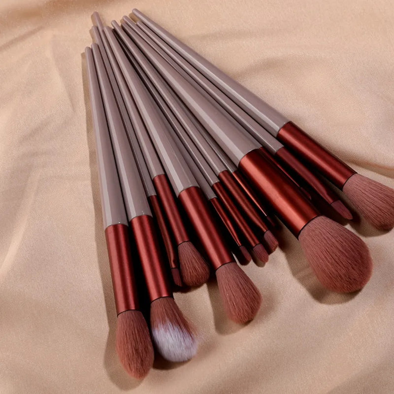 Set de 13 Pinceles Profesionales para Maquillaje