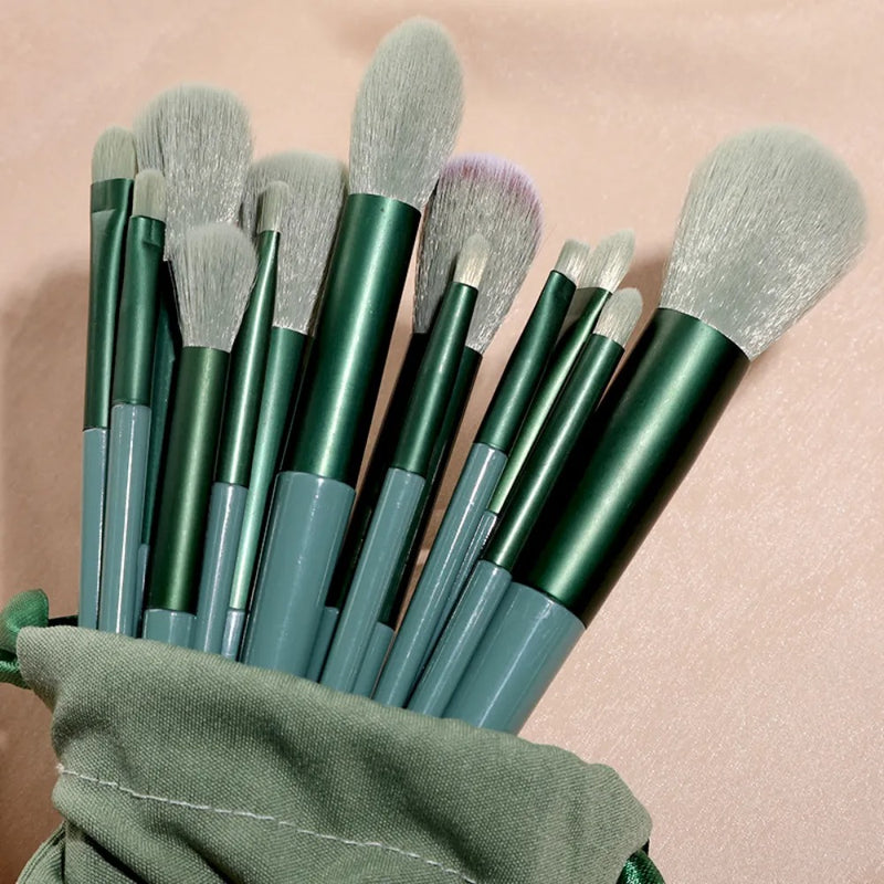 Set de 13 Pinceles Profesionales para Maquillaje