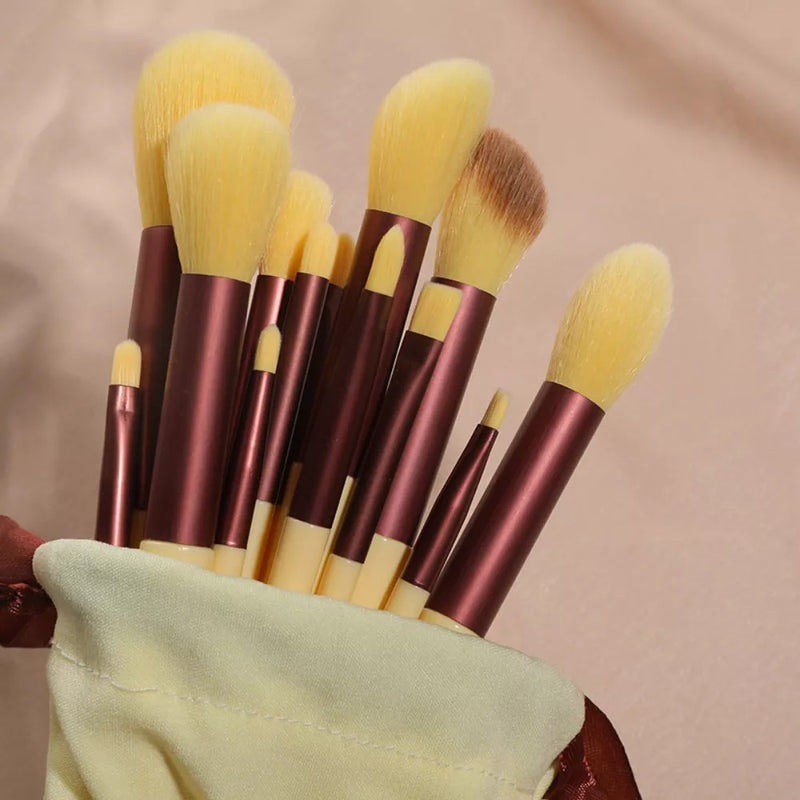 Set de 13 Pinceles Profesionales para Maquillaje