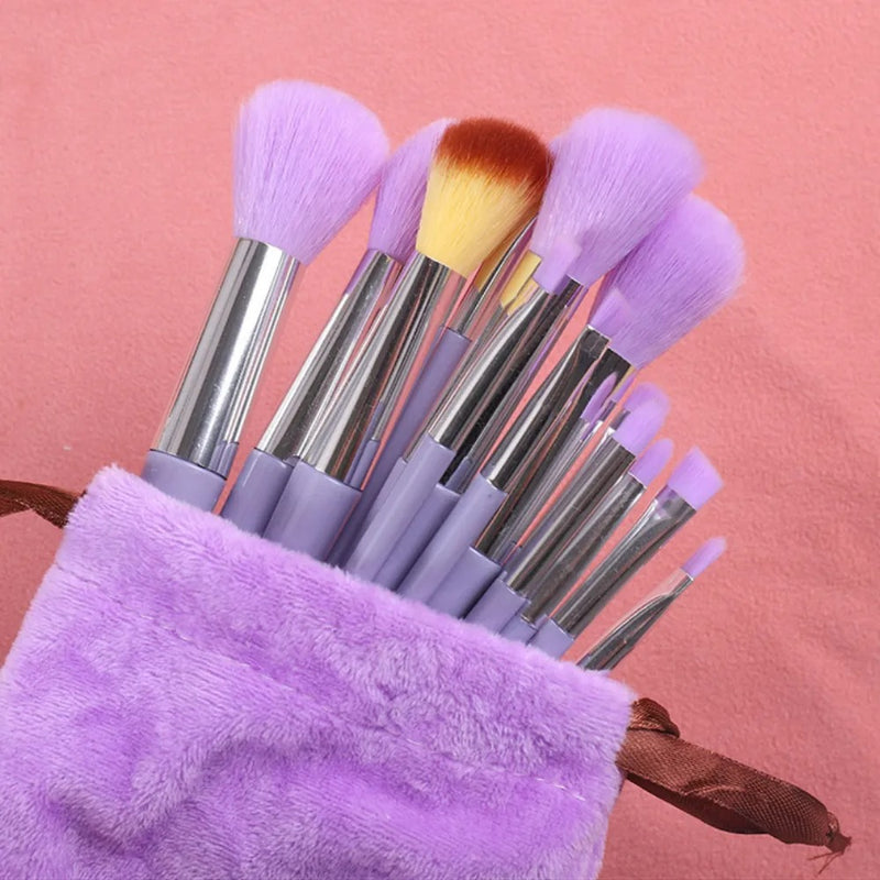 Set de 13 Pinceles Profesionales para Maquillaje