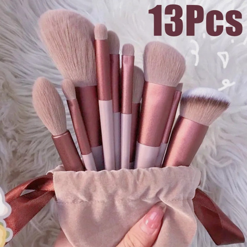 Set de 13 Pinceles Profesionales para Maquillaje