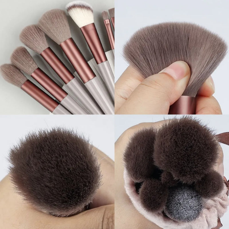 Set de 13 Pinceles Profesionales para Maquillaje