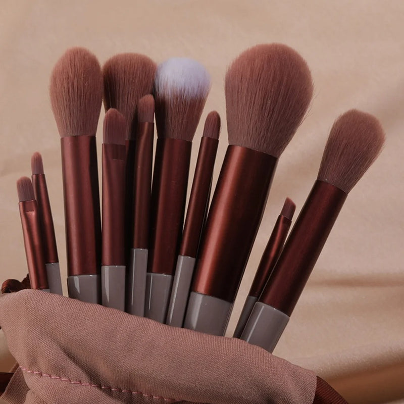 Set de 13 Pinceles Profesionales para Maquillaje